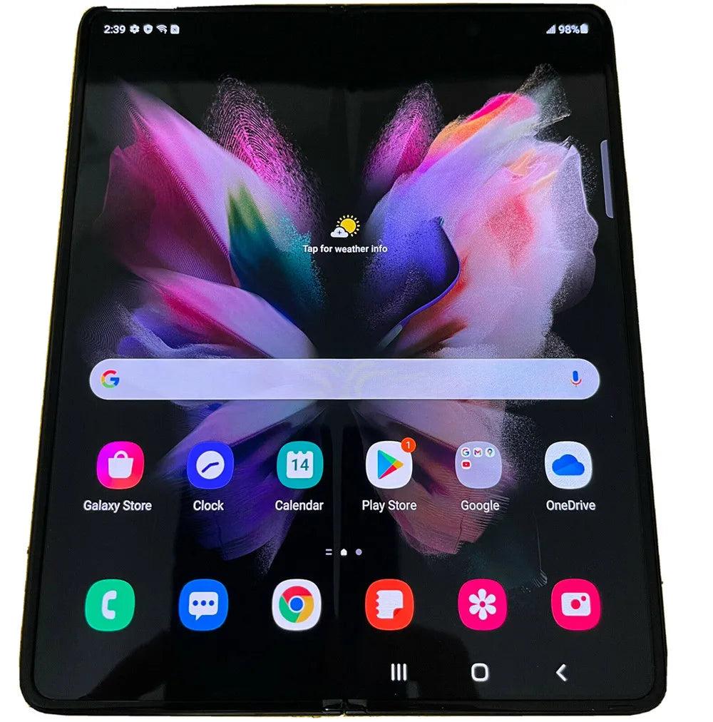 Samsung Galaxy Z Fold 3 Fold3 5G F926N F926U1 7.6" Foldable AMOLED 12GB 256/512GB NFC Snapdragon 95% New Original Cell Phone - petguardiansupplies