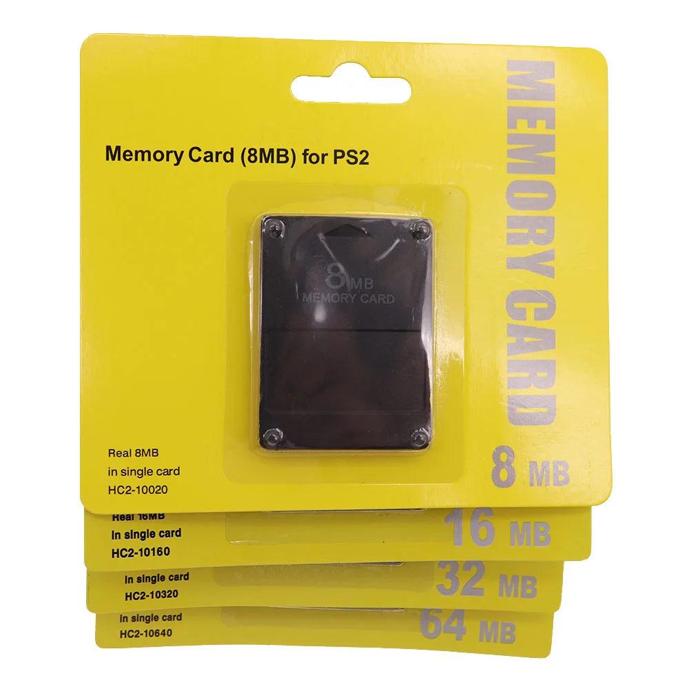 For PS2 8MB/64MB/128MB/256MB Memory Card Memory Expansion Cards Suitable for Sony PS1 PS2 Black Memory Card Wholesale - petguardiansupplies