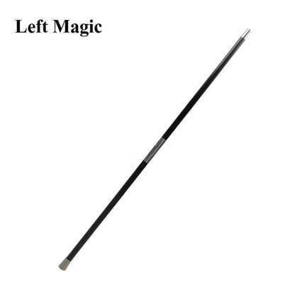 Aluminum Dancing Cane Stick (Silver/Black) Magic Trick Floating Magic Wand Close Up Street Stage Magic Props Accessories - petguardiansupplies