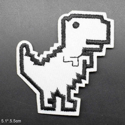 Dinosaur Jurassic Park Embroidered Iron On Clothes Patch For Clothing Stickers Garment Apparel Accessories - petguardiansupplies