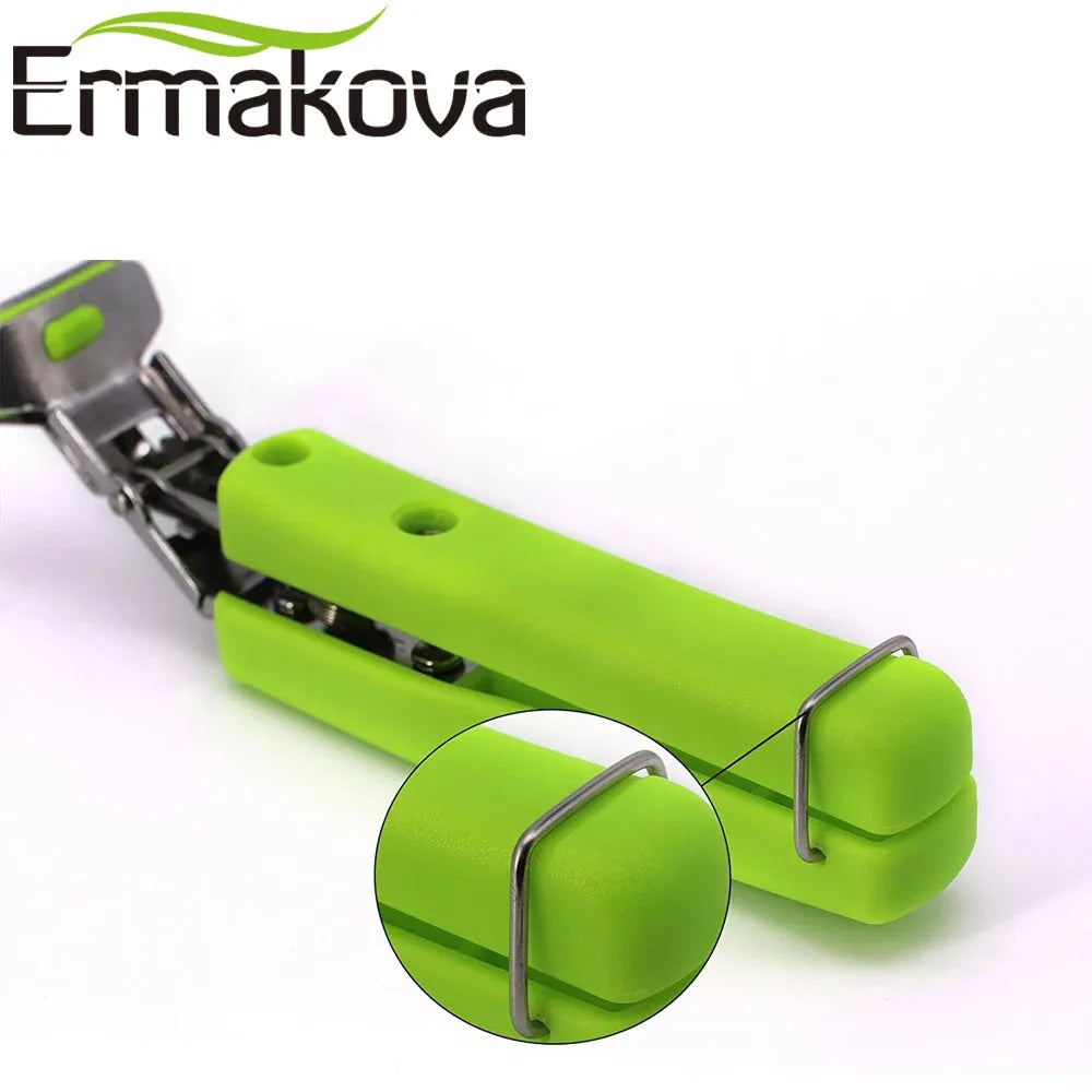 ERMAKOVA Hot Bowl Holder Dish Clamp Pot Pan Gripper Clip Hot Dish Plate Bowl Clip Retriever Tongs Silicone Handle Kitchen Tool - petguardiansupplies