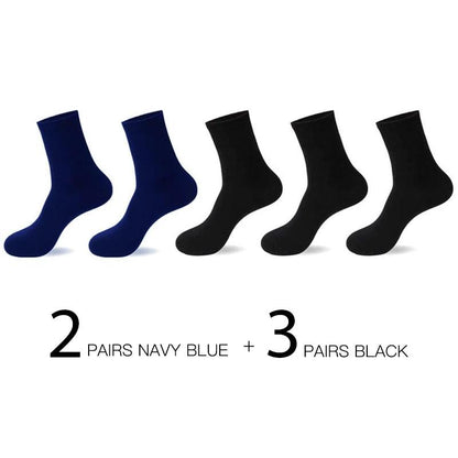 HSS 5pairs/lot High Quality Men Cotton Socks New Casual Business Summer Thin Black Socks Deodorant Breathable Man Long Sock - petguardiansupplies