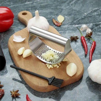 Super Stanless Steel Hand Squeeze Juicer Garlic Press Crusher Ginger Squeezer Slicer Masher Kitchen Gadgets - petguardiansupplies