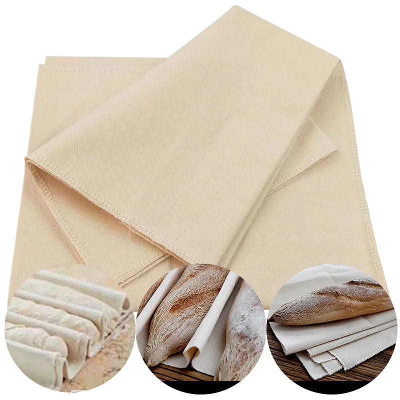 Linen Fermented Cloth Dough Bakers Pans Proving Bread Baguette Flax Cloth Baking Mat Baking Pastry Kitchen Tools - petguardiansupplies