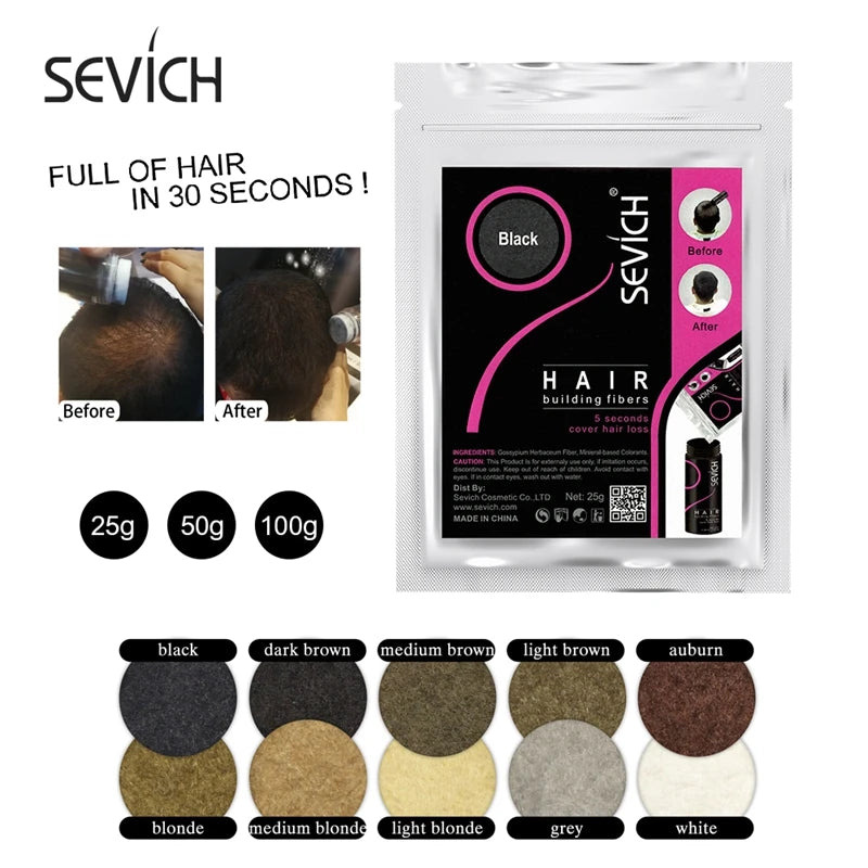 Blender Conceal Styling Fiber Hair Powders Thinning Loss Building Hair Fibers Keratin Eyelash Extension 100g Black 10 Colors - petguardiansupplies