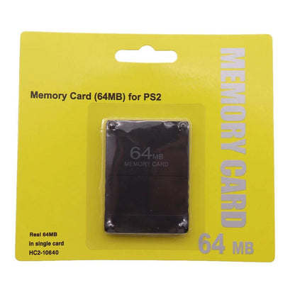 For PS2 8MB/64MB/128MB/256MB Memory Card Memory Expansion Cards Suitable for Sony PS1 PS2 Black Memory Card Wholesale - petguardiansupplies