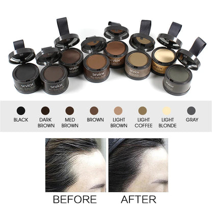 Water Proof hair line powder in hair color Edge control Hair Line Shadow Makeup Hair Concealer Root Cover Up Unisex Instantly - petguardiansupplies