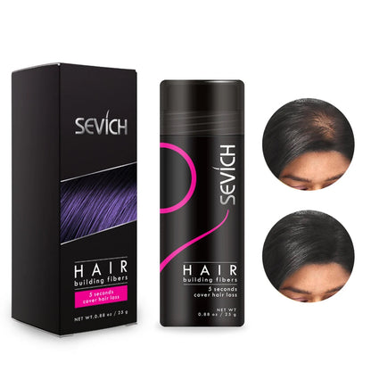 Hair Building Fibers Keratin Thicker Anti Hair Loss Products Concealer Refill Thickening Hair Fiber Powders Growth sevich 25g - petguardiansupplies