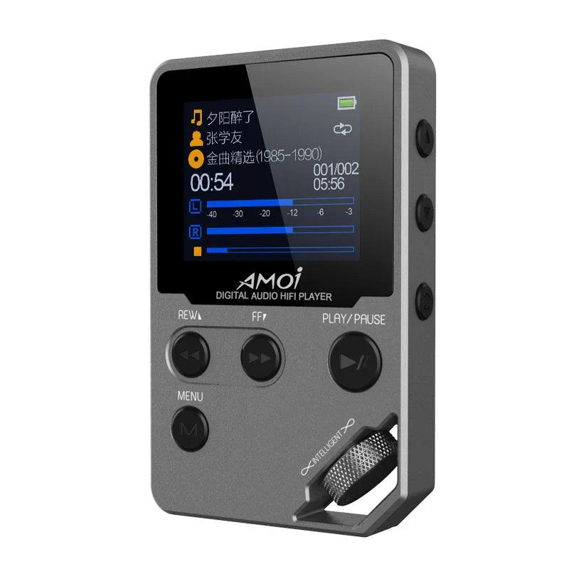 Amoi C10 HIFI Portable MP3 HD Lossless Mini Sports Music MP4 Player Support radio FM TF Ebook stereo Recorder trackwheel Walkman - petguardiansupplies