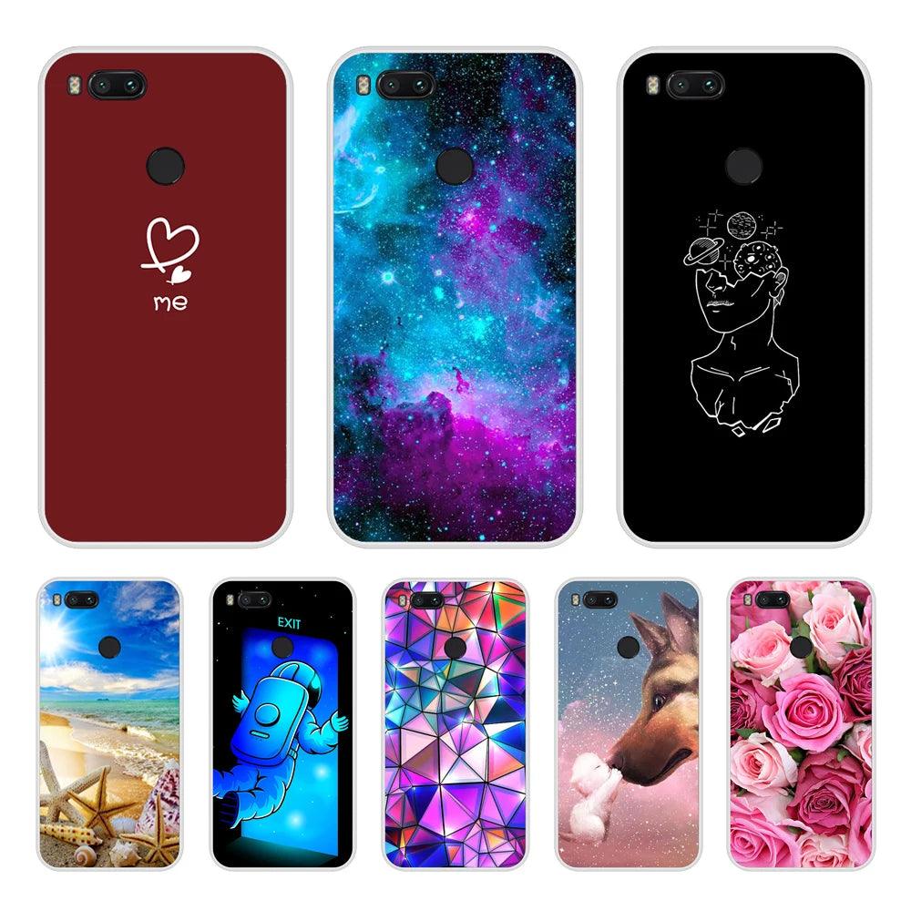 For Xiaomi Mi A1 Case Silicon Soft Cute TPU Back Cover Phone Case For Xiaomi MiA1 Mi 5X Mi5X Xiomi Mi A1 Silicone Case Fundas - petguardiansupplies