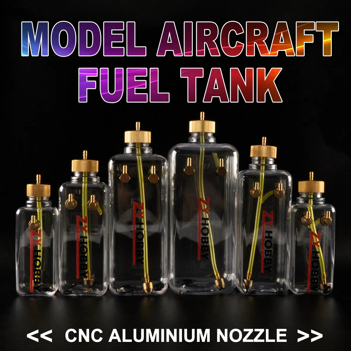 Model Airplane Fuel Tank RC Aircraft Gasoline/Petrol Nitro Transparent Tanks 260ML 360ML 500ML 700ML 1000ML 1500ML Fuel Bottles - petguardiansupplies