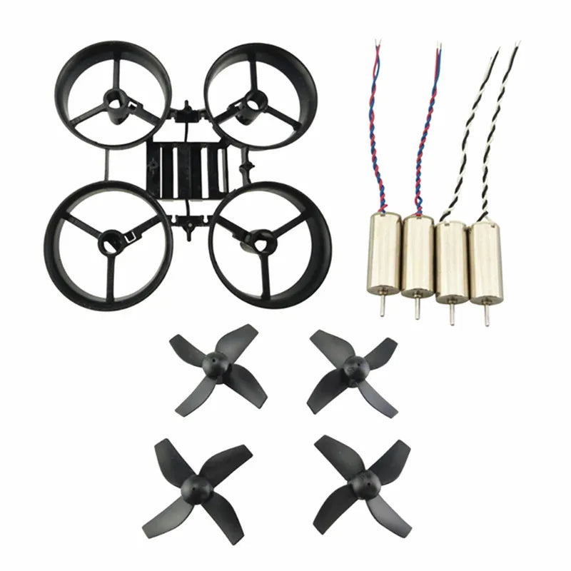 Furibee F36 DIY Mini RC Drone 65mm Wheelbase Frame Kit W/ Propeller 4Pcs 615 Motors JJRC H36 Eachine E010 Red Black White - petguardiansupplies