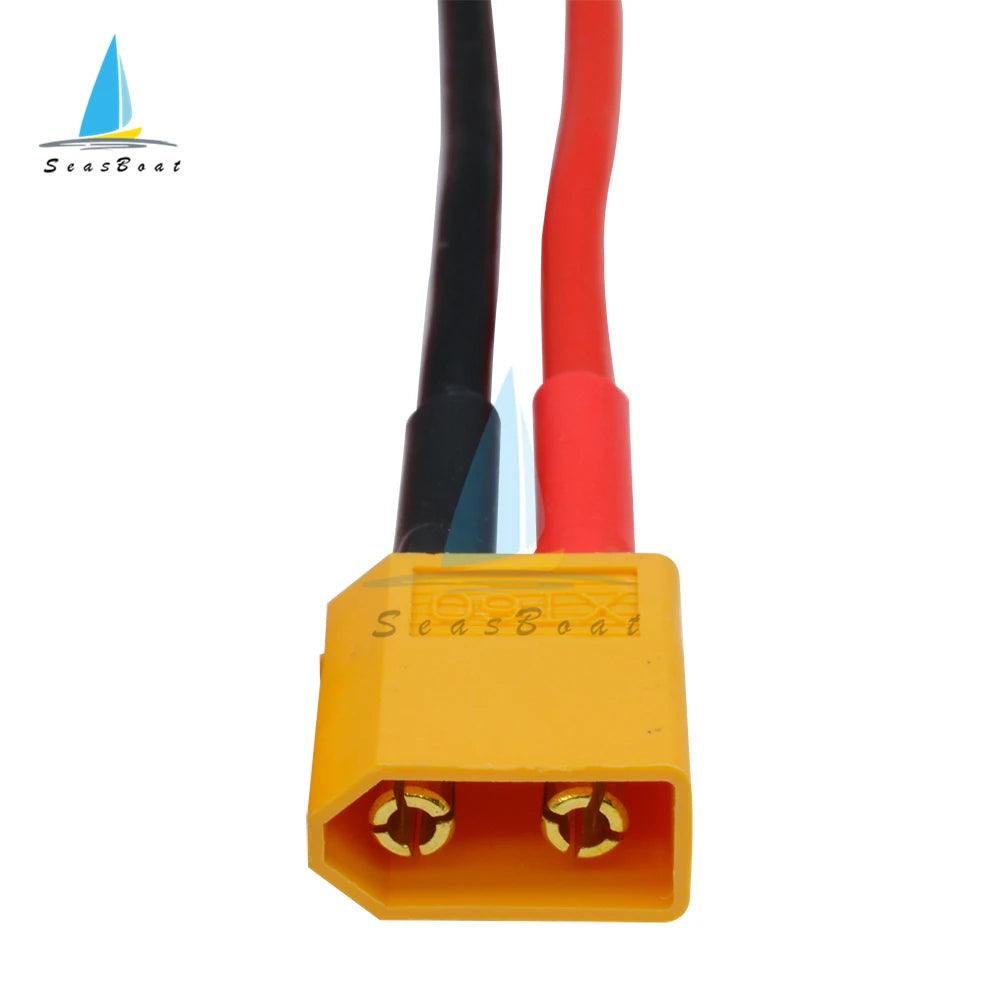 1pcs XT60 Female Male Connector With 10CM 14AWG Silicone Wire for Rc Drone Car Boat Rc Lipo battery - petguardiansupplies