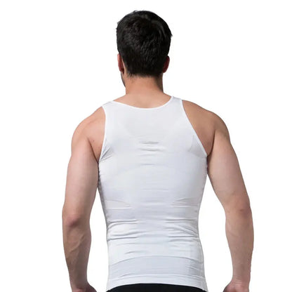 Slimming Vest Men's Slimming Underwear Body Shaper Waist Cincher Corset Men Shaper Vest Body Slimming Tummy Belly Body Shapewear - petguardiansupplies