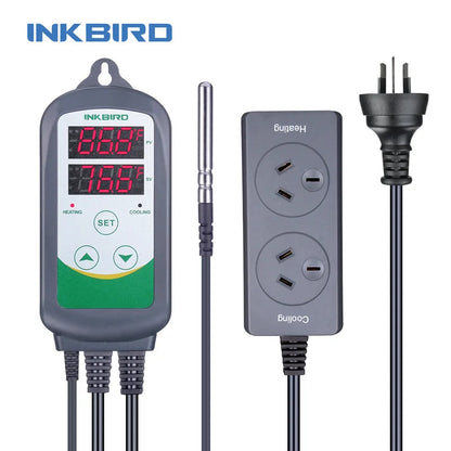 INKBIRD ITC-308 Heating and Cooling Dual Relay Temperature Controller, Carboy, Fermenter, Greenhouse Terrarium Temp. Control - petguardiansupplies