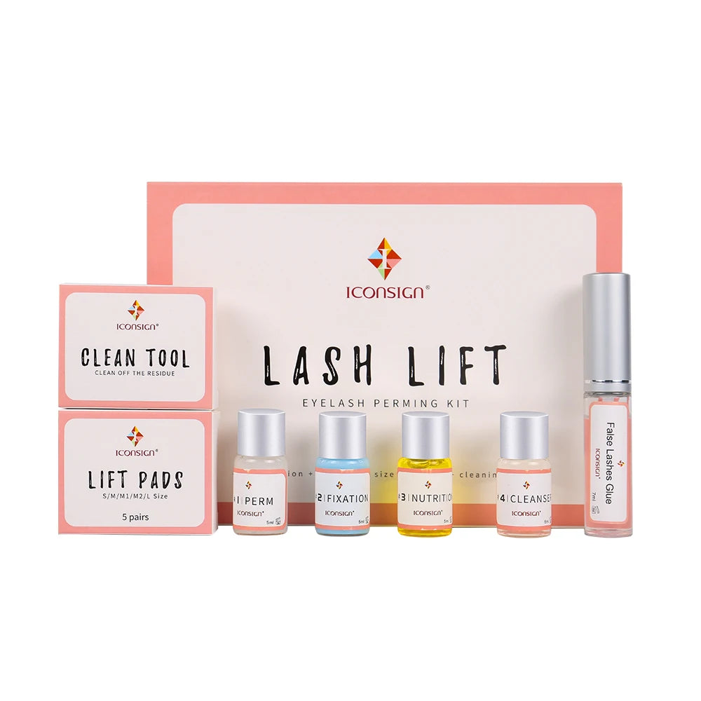 Dropshipping ICONSIGN Lash Lift Kit Lifiting Eyelash Enhancer Calia Set Lashes Perm Eyes Makeup Tools Can Do Your Logo - petguardiansupplies