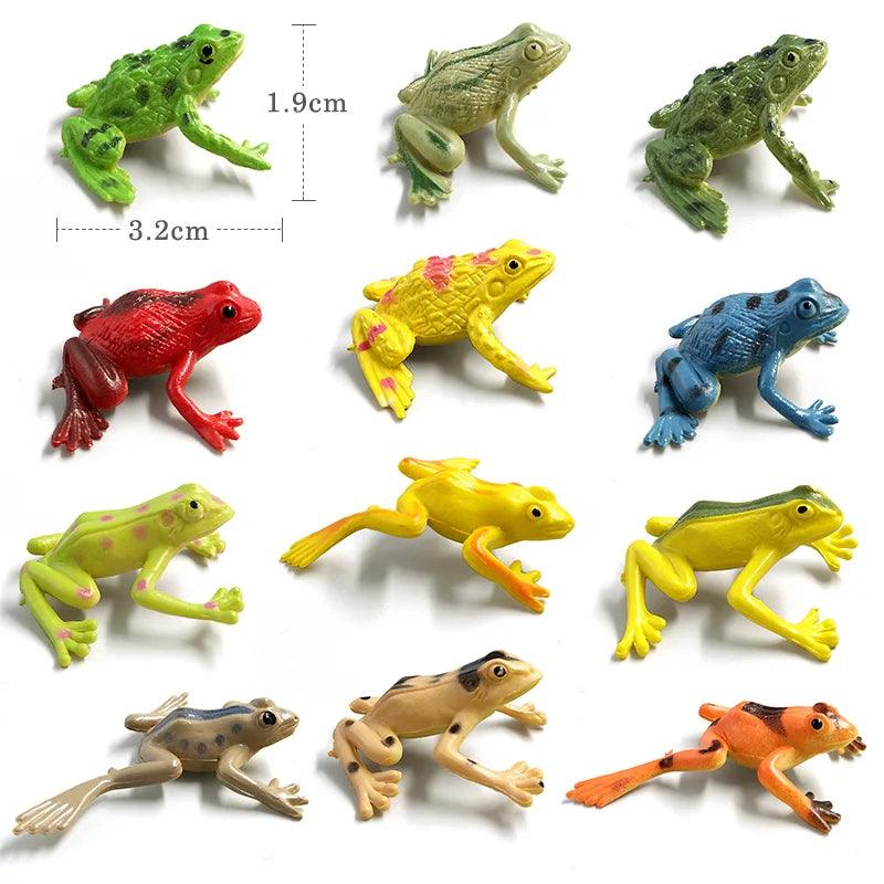 12Pcs Insect Spider Butterfly Fish Dinosaur Dog Cat Horse Figurine Farm Animal Model Action Figure Hot Toy Set For Children Gift - petguardiansupplies