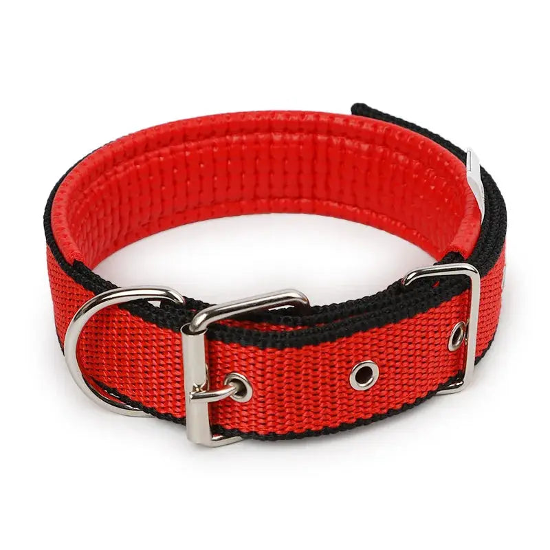 Pet Dog Colllar Soft Cotton Adjustable Collar For Dog Cat Accessories Small Large Dog Collars Golden Retriever Dulldog S-XL Size - petguardiansupplies