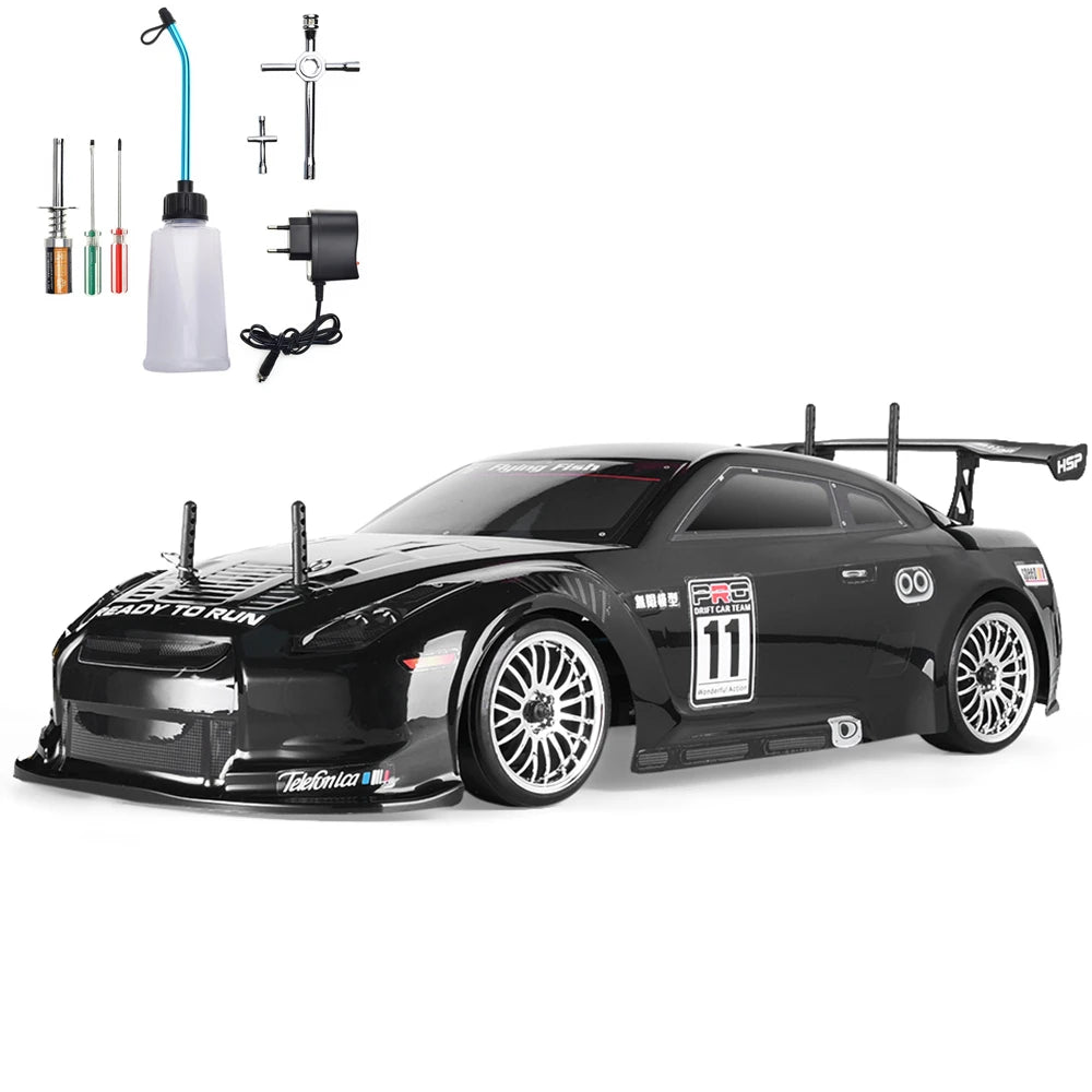 HSP RC Car 4wd 1:10 On Road Racing Two Speed Drift Vehicle Toys 4x4 Nitro Gas Power High Speed Hobby Remote Control Car - petguardiansupplies