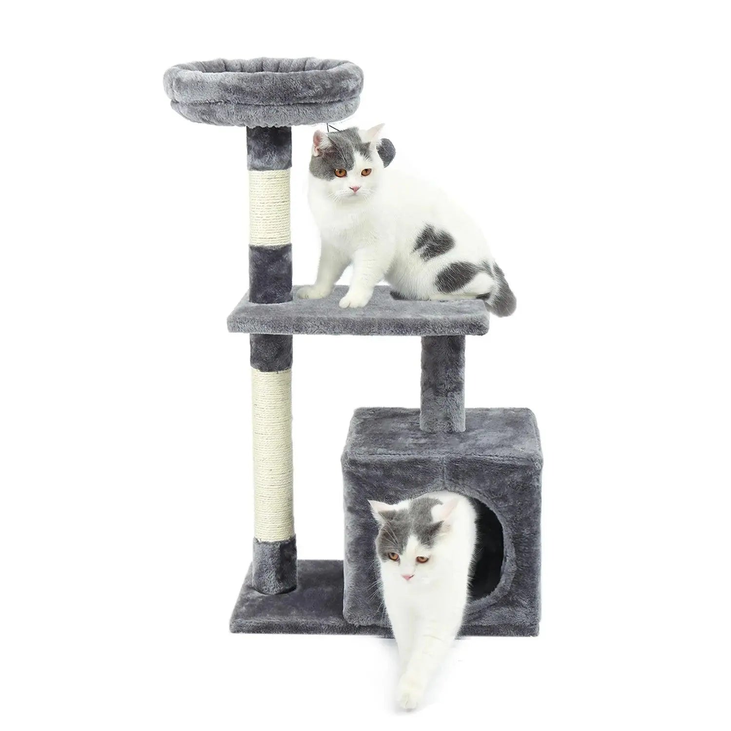 Domestic Delivery Multi-Level Cat Tree Tower Climb Furniture Scratching Post for Indoor House Pet Supplies Kitten Toy Cozy Condo - petguardiansupplies