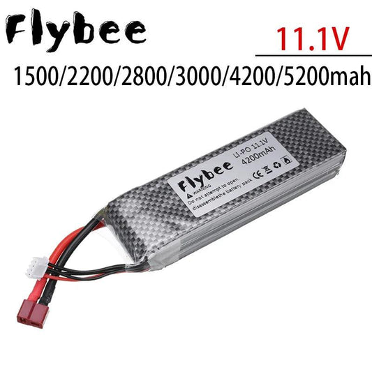 11.1V 3S LIPO battery 1500/2200/2800/3000/4200/5200mah For RC Toys Car Boat Helicopter Parts 2S Lipo RC Drones battery 1PCS - petguardiansupplies