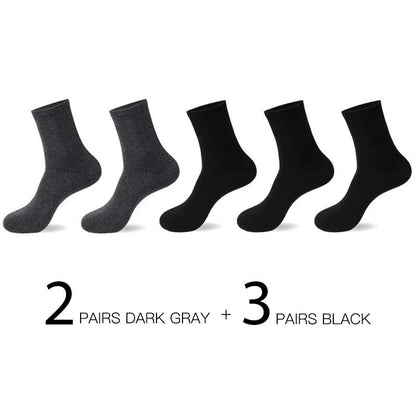 HSS 5pairs/lot High Quality Men Cotton Socks New Casual Business Summer Thin Black Socks Deodorant Breathable Man Long Sock - petguardiansupplies