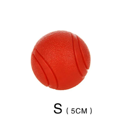 HOOPET Dog Toy Rubber Ball Bite-resistant Ball Toy for Dogs Puppy Teddy Pitbull Red Color Solid Ball S-XL Pet Supplies - petguardiansupplies