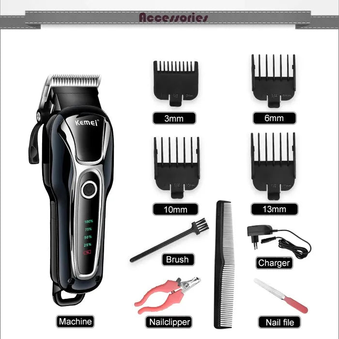 100-240v rechargeable professional dog hair trimmer for cat cutter grooming machine hair remover animal hair clipper for pet - petguardiansupplies