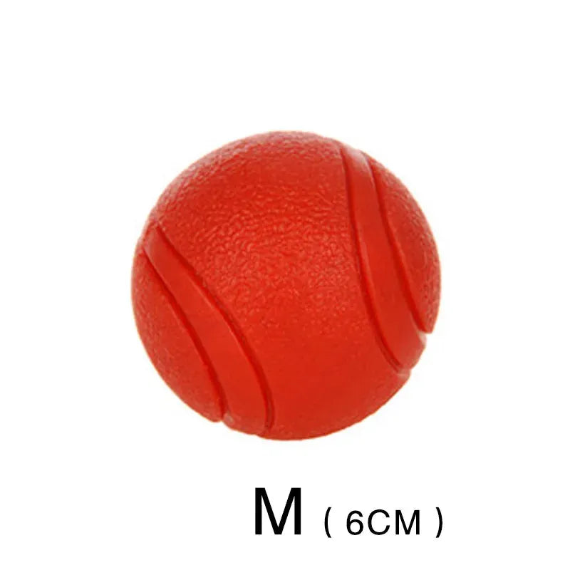 HOOPET Dog Toy Rubber Ball Bite-resistant Ball Toy for Dogs Puppy Teddy Pitbull Red Color Solid Ball S-XL Pet Supplies - petguardiansupplies