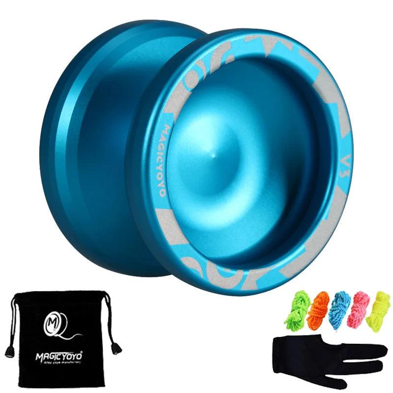 Magic Yoyo V3 YOYO ALUMINUM Alloy Professional Yoyo Best Unresponsive or Responsive Yoyos Stroller yoyo for Children Boys Toys - petguardiansupplies