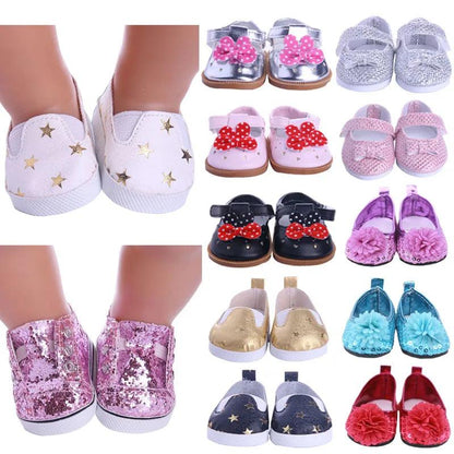 Doll Shoes Clothes Handmade Boots 7Cm Shoes For 18 Inch American&43Cm Baby New Born Doll Accessories For Generation Girl`Toy DIY - petguardiansupplies