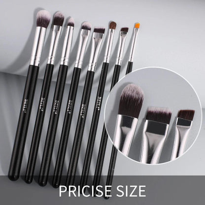 BEILI Black 10-19Pcs Makeup Brushes Natural Synthetic Hair Eyeshadow Blending Eyeliner Makeup Brush Set косметика - petguardiansupplies