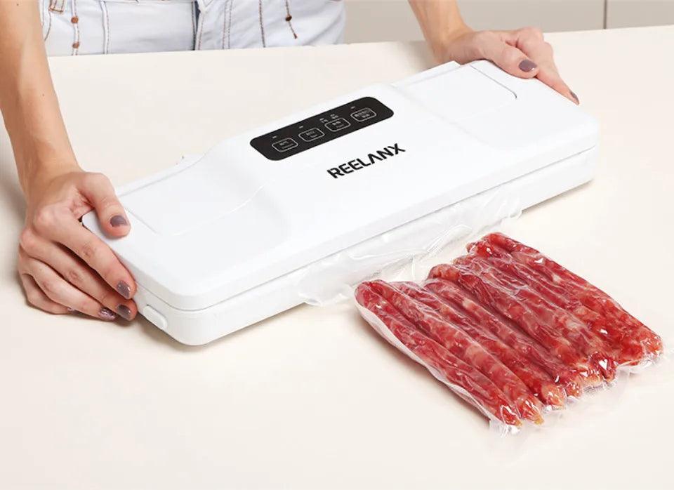 REELANX Vacuum Sealer V1 140W Automatic Vacuum Packing Machine for Food with 15pcs Bags Best Vacuum Packer Sealing Packaging - petguardiansupplies