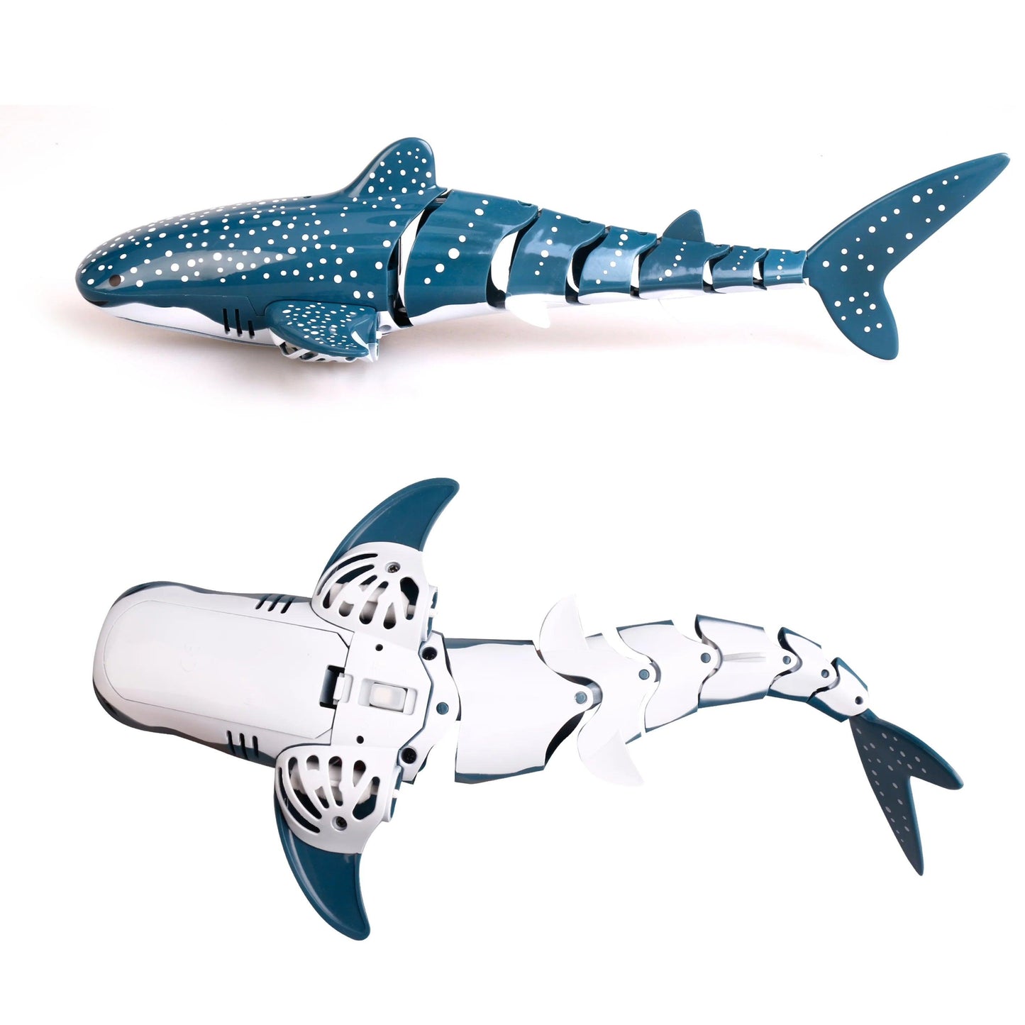 Smart Rc Shark whale Spray Water Toy Remote Controlled Boat ship Submarine Robots Fish Electric Toys for Kids Boys baby Children - petguardiansupplies