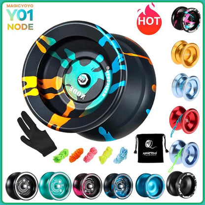 Magic Yoyo V3 YOYO ALUMINUM Alloy Professional Yoyo Best Unresponsive or Responsive Yoyos Stroller yoyo for Children Boys Toys - petguardiansupplies