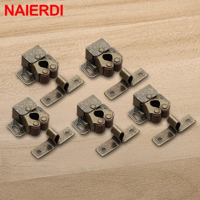 NAIERDI 2-10PCS Door Stop Closer Stoppers Damper Buffer Magnet Cabinet Catches For Wardrobe Hardware Furniture Fittings - petguardiansupplies