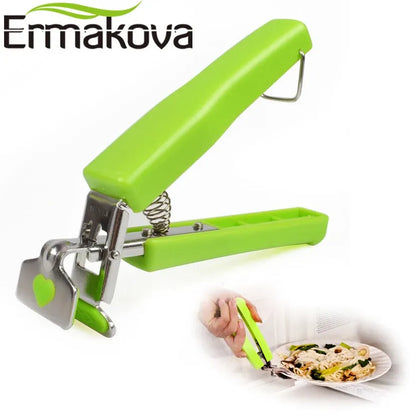 ERMAKOVA Hot Bowl Holder Dish Clamp Pot Pan Gripper Clip Hot Dish Plate Bowl Clip Retriever Tongs Silicone Handle Kitchen Tool - petguardiansupplies