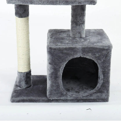 Domestic Delivery Multi-Level Cat Tree Tower Climb Furniture Scratching Post for Indoor House Pet Supplies Kitten Toy Cozy Condo - petguardiansupplies