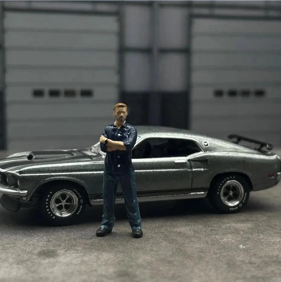 Classic 1:64 Scale Model Fast and Furious 9 people Cast Alloy Car Simulation Static Figures Diorama Miniature Scene Collection - petguardiansupplies