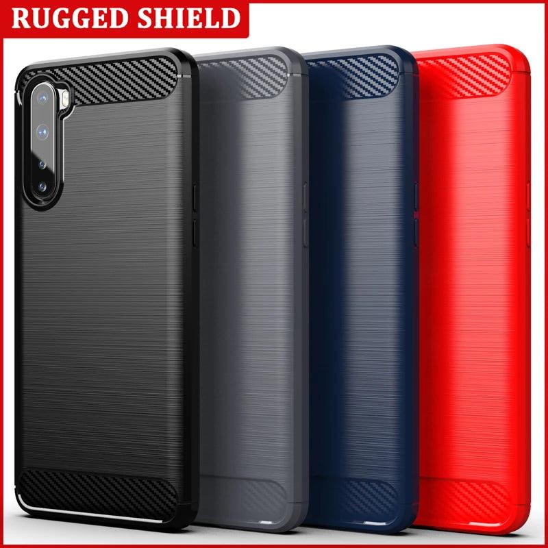 OnePlus Nord 8 NORD Z AC2001 AC2003 Carbon fiber Cover Phone Case Bumper Case for Oneplus 8 Nord Phone Cover Shockproof Bumper - petguardiansupplies