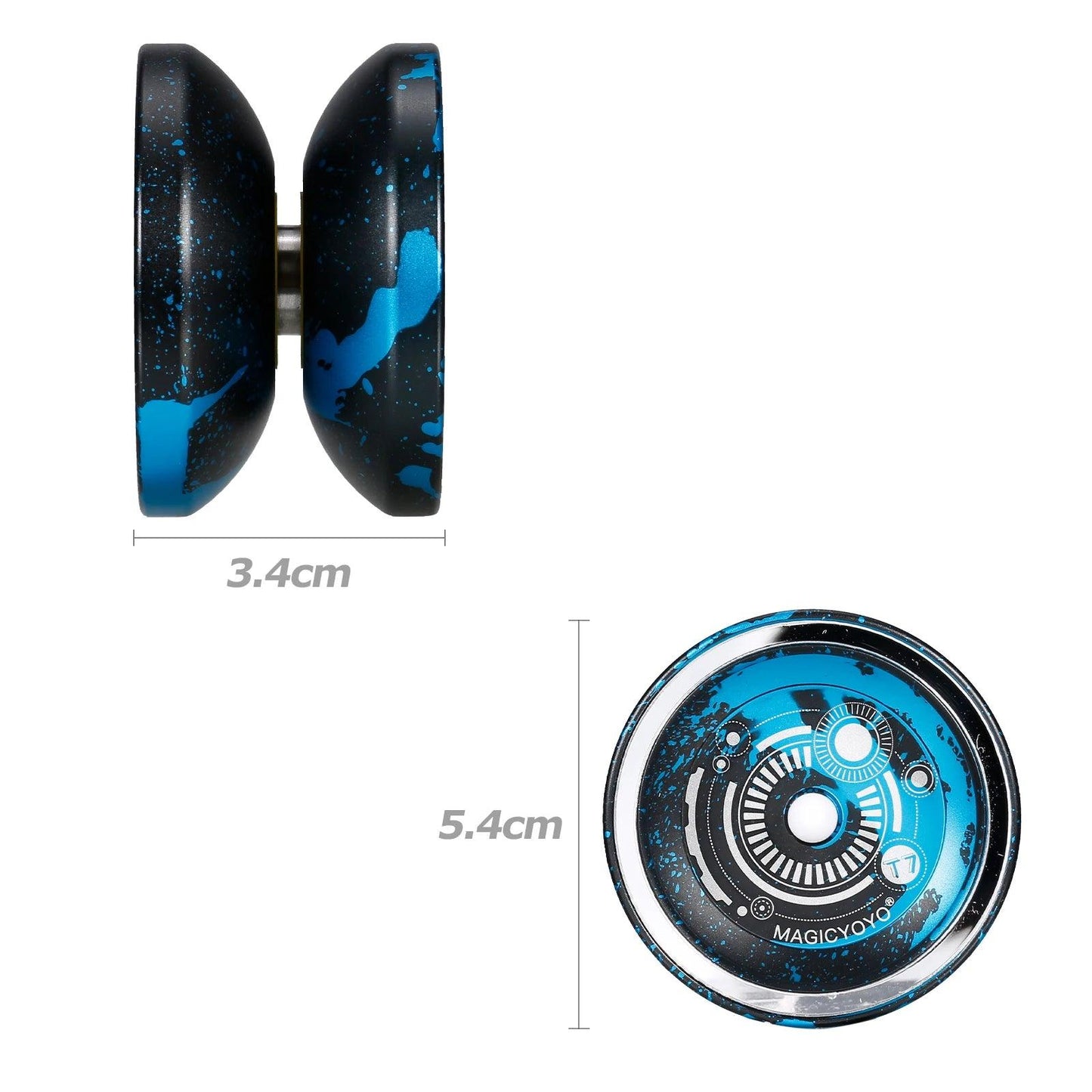 Magic Yoyo V3 YOYO ALUMINUM Alloy Professional Yoyo Best Unresponsive or Responsive Yoyos Stroller yoyo for Children Boys Toys - petguardiansupplies