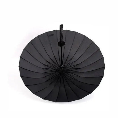 Creative Long Handle Large Windproof Samurai Sword Umbrella Japanese Ninja-like Sun Rain Straight Umbrellas Automatic Open - petguardiansupplies