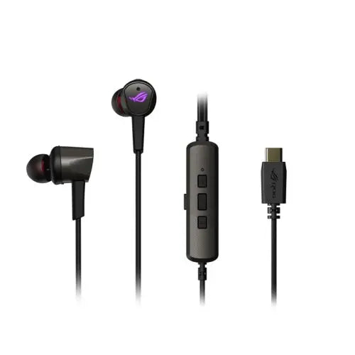 Asus ROG Cetra II Gaming In-Ear Earset, USB-C, Noise Suppression Microphone, Active Noise Cancellation,  RGB Lighting, Carry Case-0