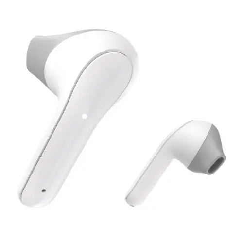 Hama Freedom Light Bluetooth Earbuds with Microphone, Touch Control, Voice Control, Charging/Carry Case Included, White-0