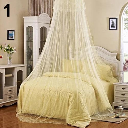 Elegant Lace Insect Bed Canopy Netting Curtain Round Dome Mosquito Net Bedding - petguardiansupplies