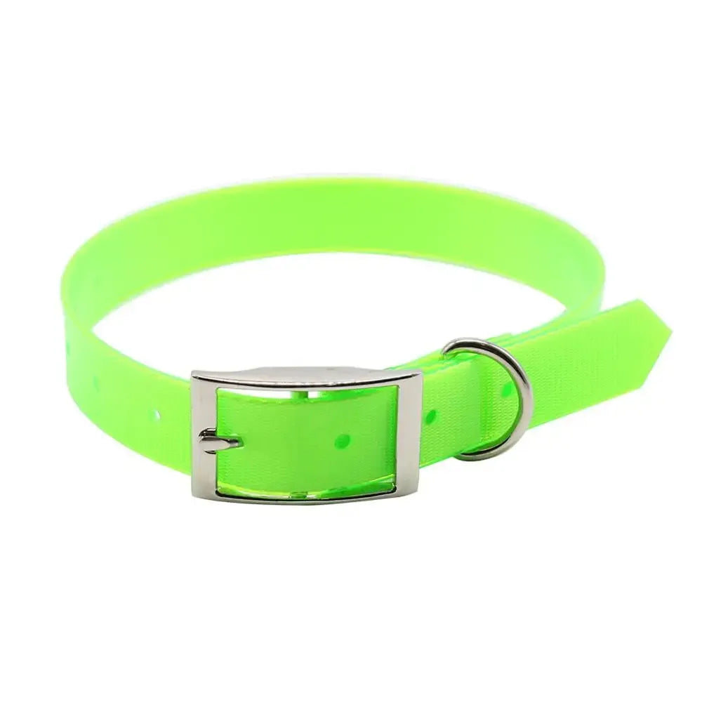 New Fashion Pet Dog Collar High Quality TPU + Nylon Waterproof Deodorant Resistant Dirt Easy Clean Collars 7 Colors Pet Supplies - petguardiansupplies