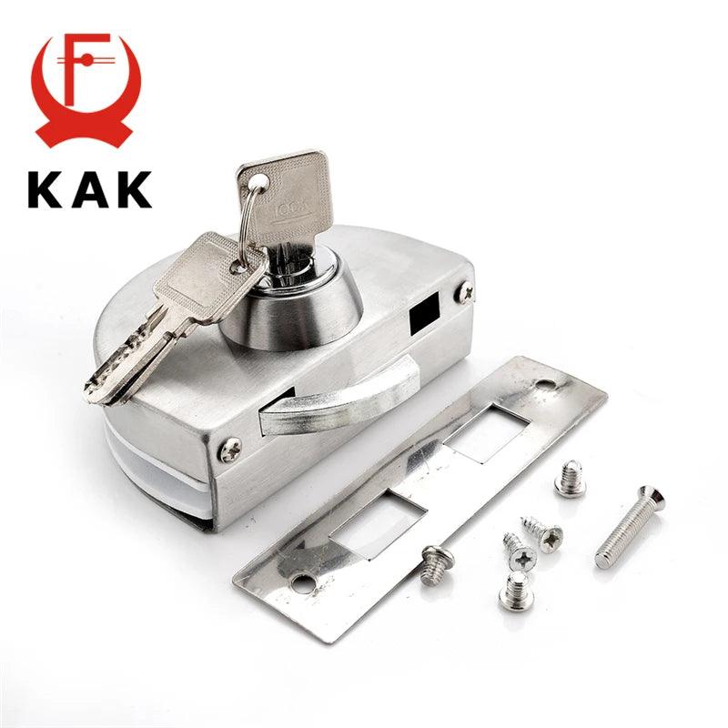 KAK Zinc Alloy Adjustable Glass Shelf Holder Glass Clamps Shelf Support Bracket Chrome Alloy Shelf Holder Glass Shelf Bracket - petguardiansupplies