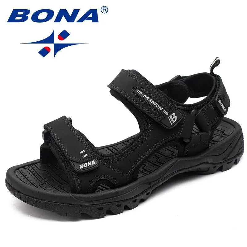 BONA New Classics Style Men Sandals Outdoor Walking Summer Shoes Anti-Slippery Beach Shoes Men Comfortable Soft Free Shipping - petguardiansupplies