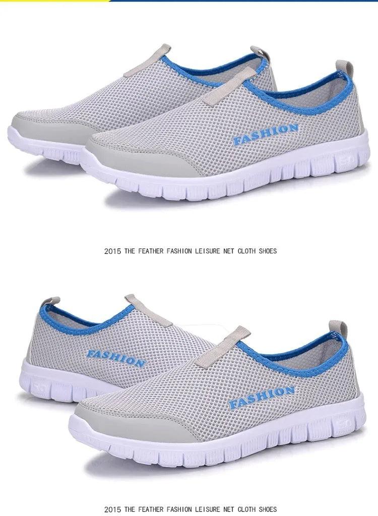 Men Shoes 2020 Summer Sneakers Comfortable Casual Shoes Mesh Breathable Sneakers For Men Footwear Plus Size 38-46 - petguardiansupplies