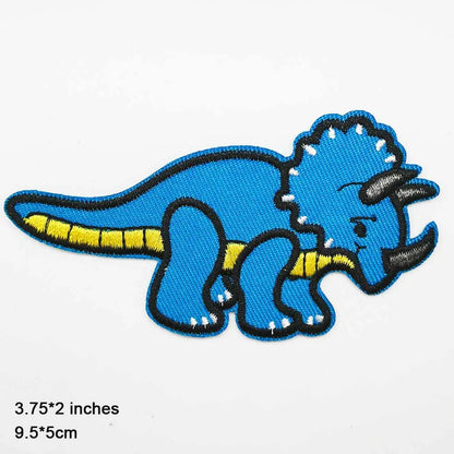 Dinosaur Jurassic Park Embroidered Iron On Clothes Patch For Clothing Stickers Garment Apparel Accessories - petguardiansupplies